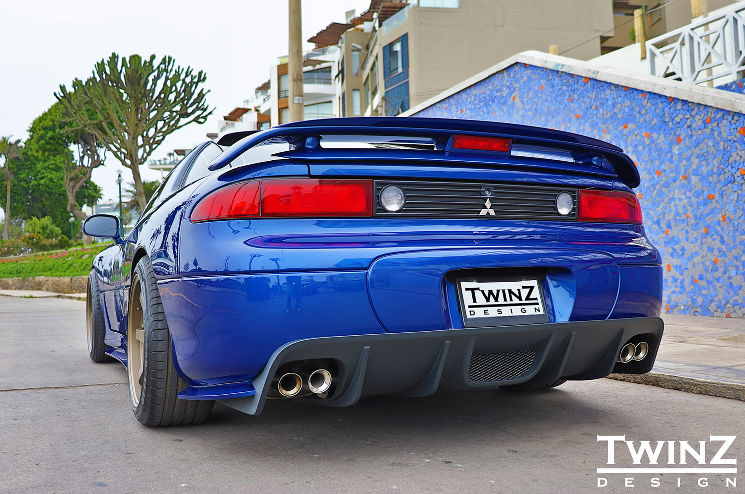 3000GT Rear Spoiler Lip Type 1 Twinz Design